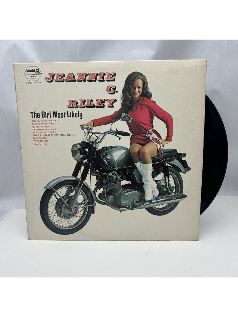Jeannie C. Riley The Girl Most Likely LP Hilltop Our Minnie Shed Me No Tears
